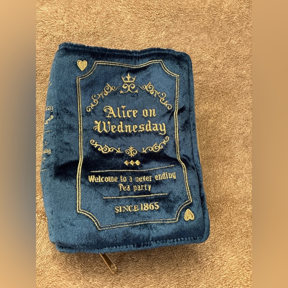 Alice on Wednesday Blue Velvet Book Cover